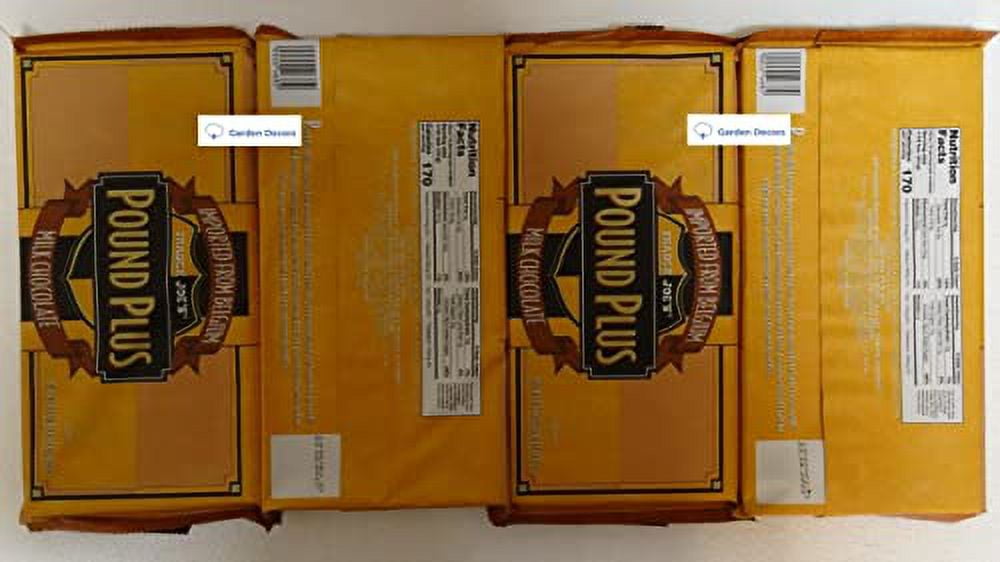 Trader Joe’s Pound Plus Milk Chocolate Bar 17.6oz 500g (Four Bags