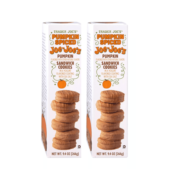 Pumpkin Spiced Joe- Pumpkin Sandwich Cookies 9.4Oz 266G (Two Boxes)