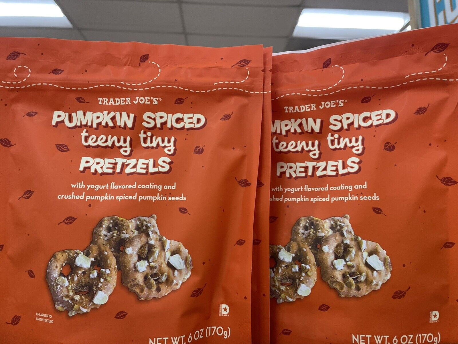 Trader Joe's Pumpkin Spiced Teeny Tiny Pretzels