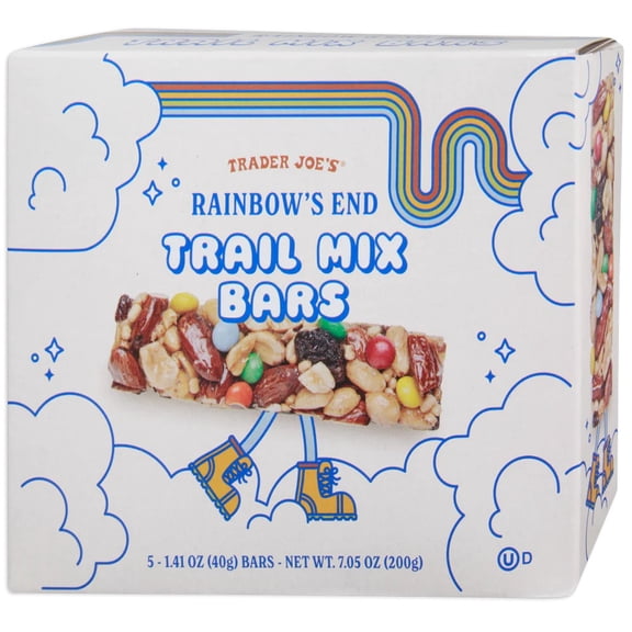 Trader Joe's Rainbow's End Trail Mix Bars, 5 Count, 7.05 oz