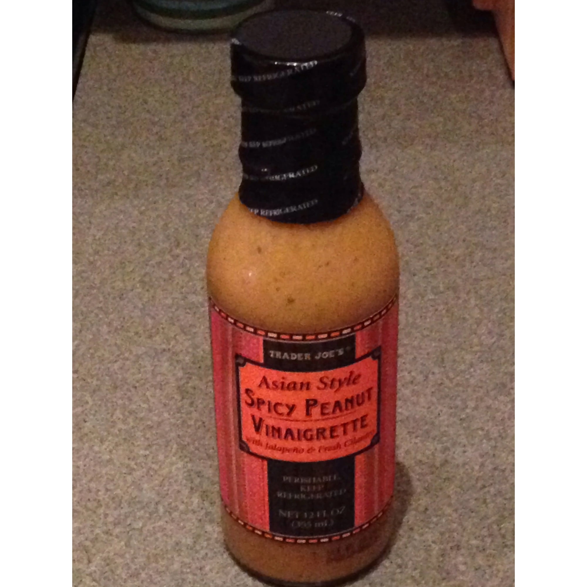 Trader Joe's Asian Style Spicy Peanut Vinaigrette 4 Pack 12 fl oz