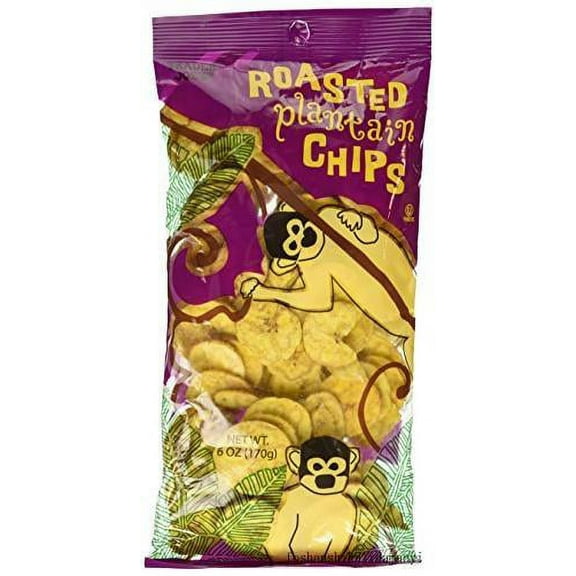 Trader Joe's Roasted Plantain Chips 6Oz (Pack Of 6)