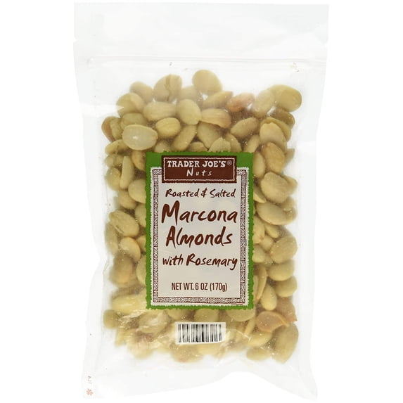 Trader Joe`s Roasted and Salted Marcona Almonds with Rosemary Net Wt ...