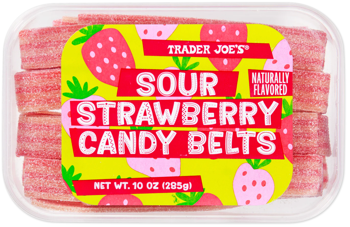 strawberry*オーダーページ Trader Joe's Sour Strawberry Candy Belts, 10oz, 2 Pack
