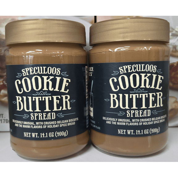 Trader Joes Speculoos Cookie Butter Spread 14.1oz 400g (2 Jars)