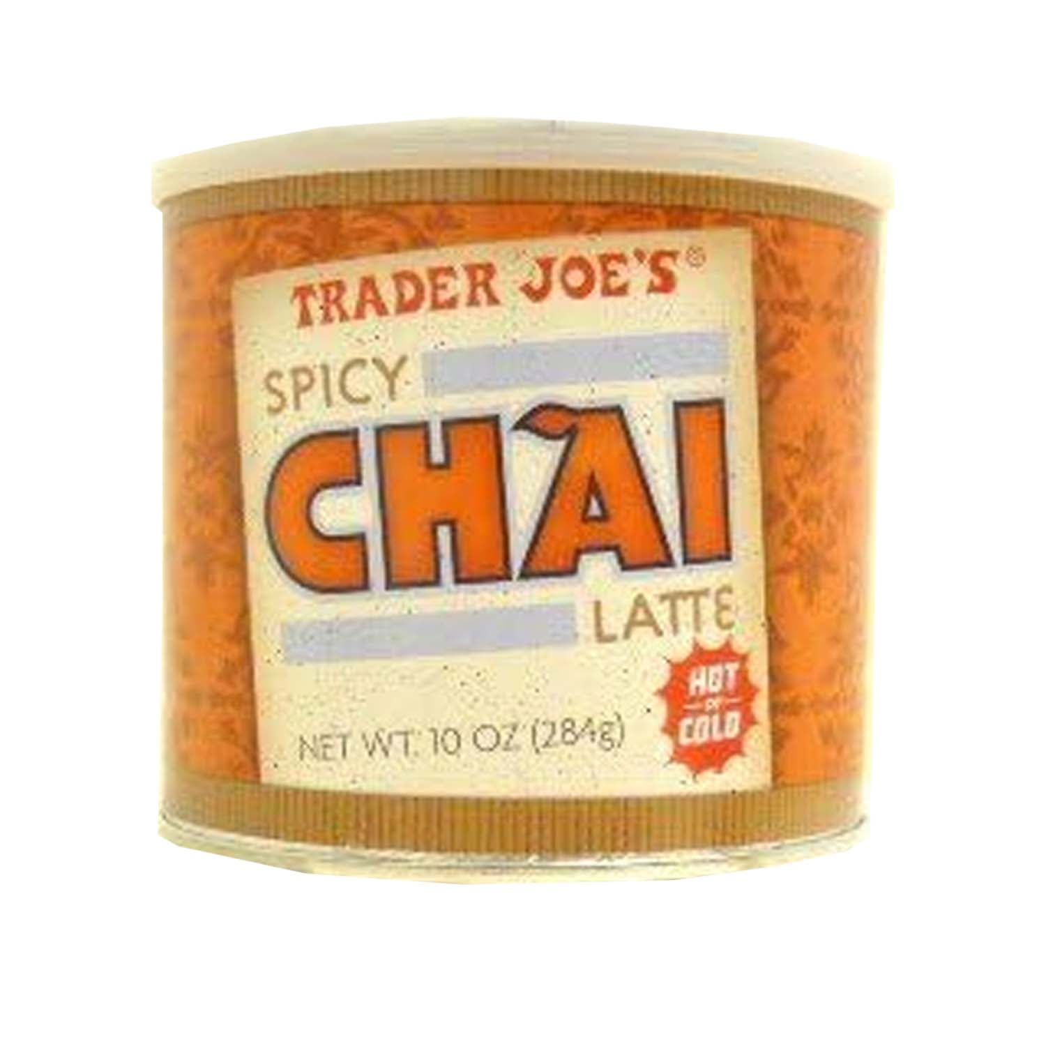 Trader Joe's Spicy Chai Latte, 10 oz, 1 Pack, Black Tea, Spices