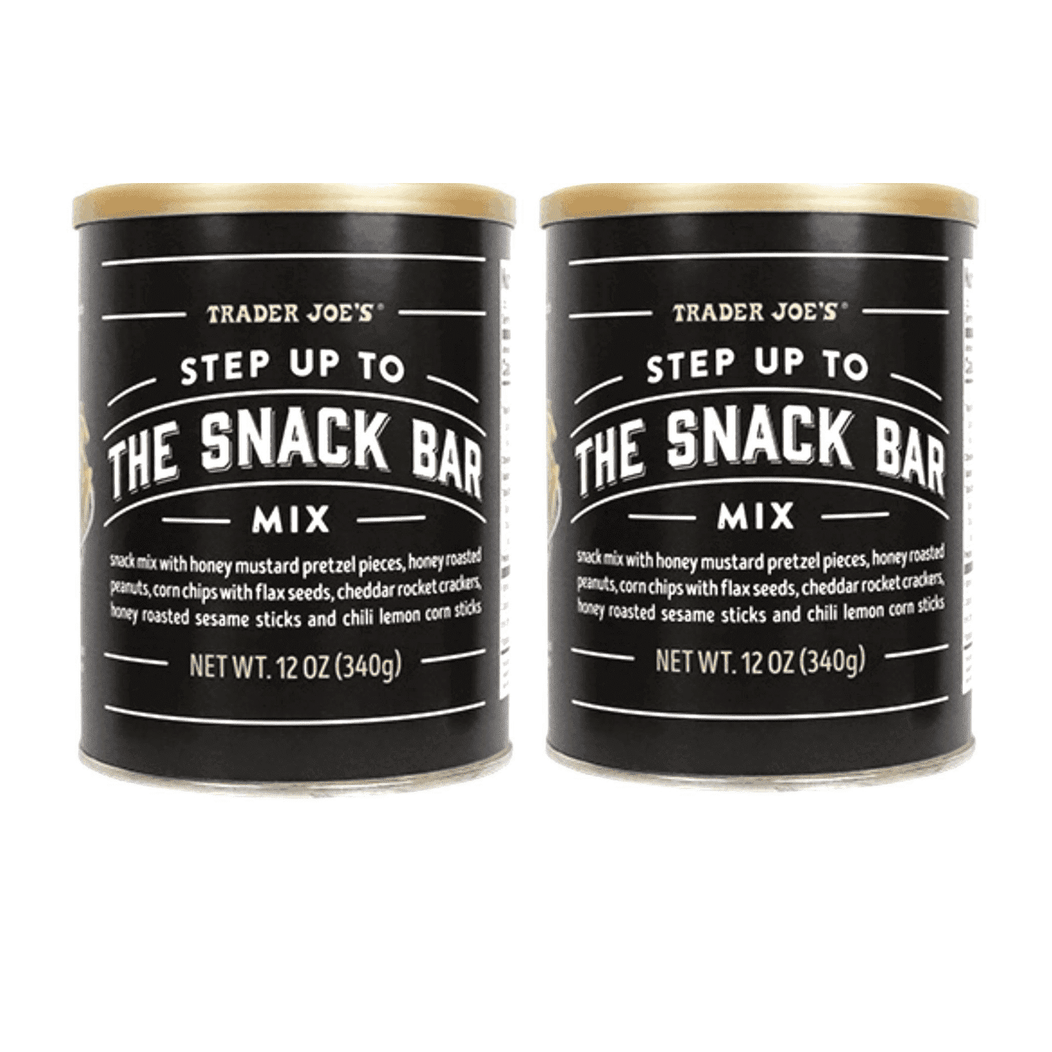 Trader Joe's  Step up to The Snack Bar Mixed Nuts 12 Ounces- Pack of 2