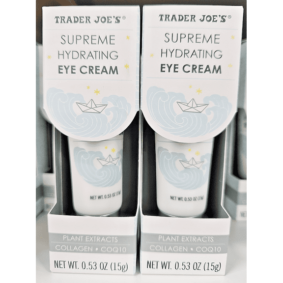 Trader Joe's Supreme Hydrating Eye Cream 0.53oz 15g (2 Tubes)