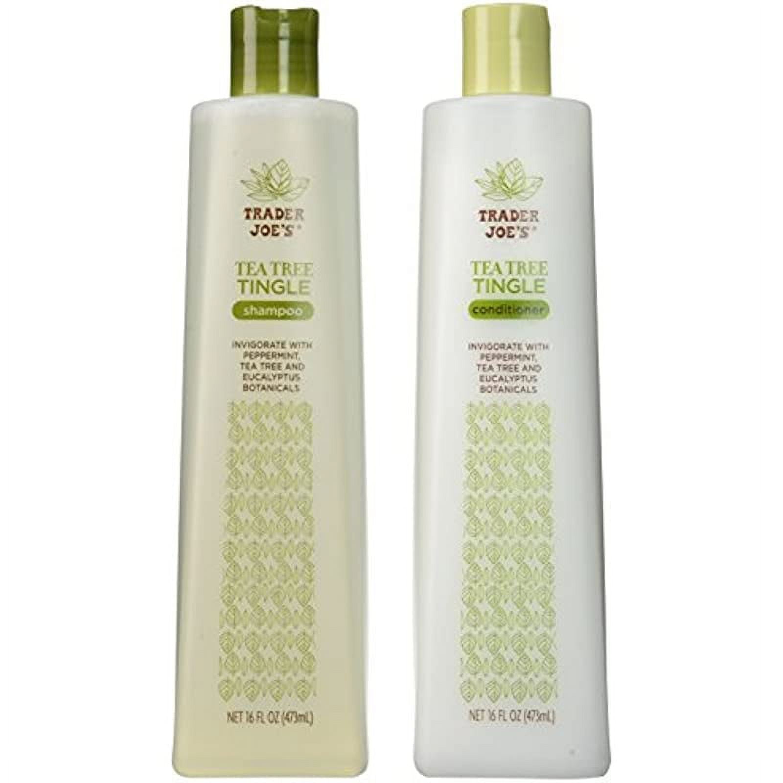 Trader Joe's 16 oz Tea Tree Tingle Shampoo & Conditioner with