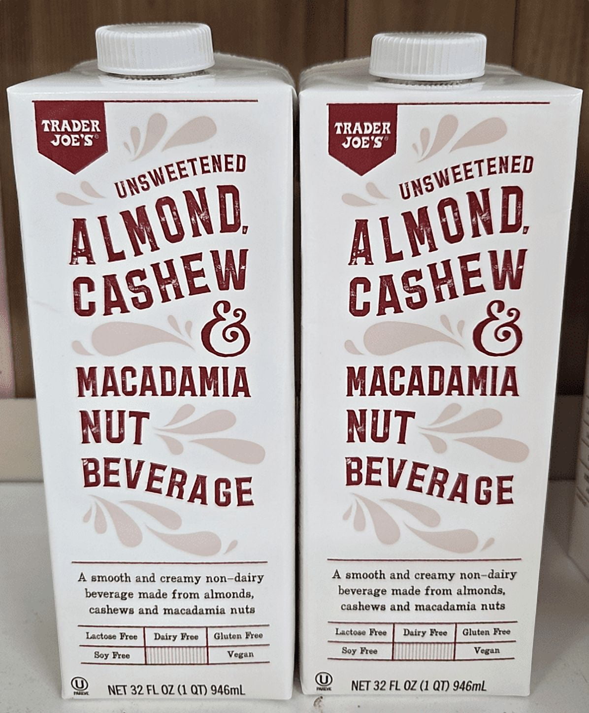 Trader Joe's Unsweetened Almond Cashew & Macadamia Nut Beverage