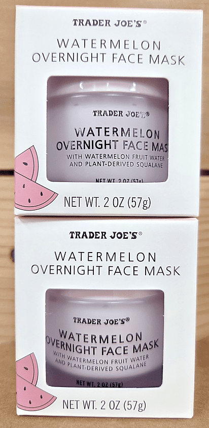 Trader Joe's Watermelon Overnight Face Mask 2oz 57g (2 Jars)