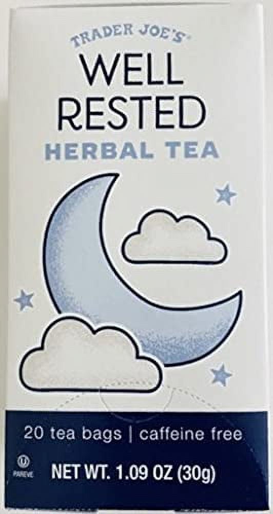 Trader Joe's Well Rested Herbal Tea 20 tea bags - Walmart.com