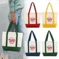 thumbnail image 1 of Trader Joes Bag NEW Trader/’s Canvas Tote Bag Set Of A Bag HAND READY TO Trader Large Tote Bag Cotton Canvas Embroidered Bag, 1 of 9