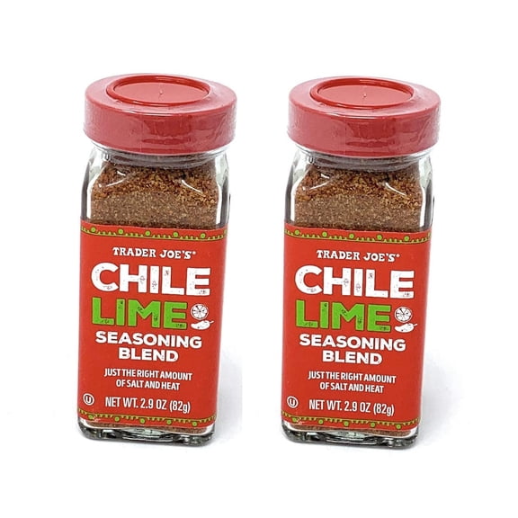 Trader Joes Chile Lime Seasoning Blend, 2.9 Oz (Pack Of 2) Packaging May Vary