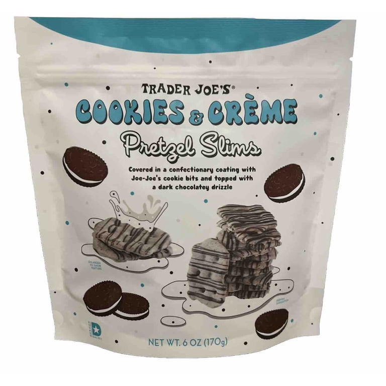 クッキー&クリーム Trader Joes Cookies & Creme Pretzel Slims 6 oz - Walmart.com