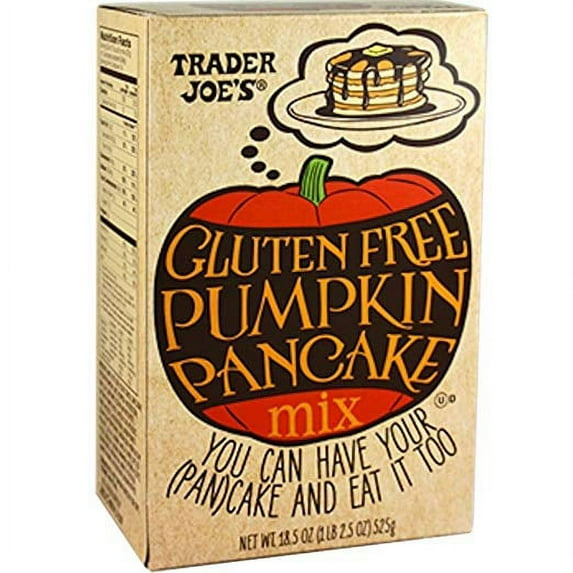 Trader Joes Gluten Free Pumpkin Pancake Mix - 525g 18.5oz.