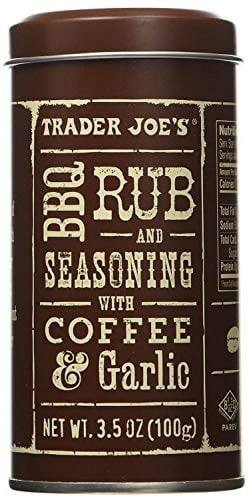 Trader Joes Hhjs Bbq Rub And Seasoning With Coffee & Garlic 2 