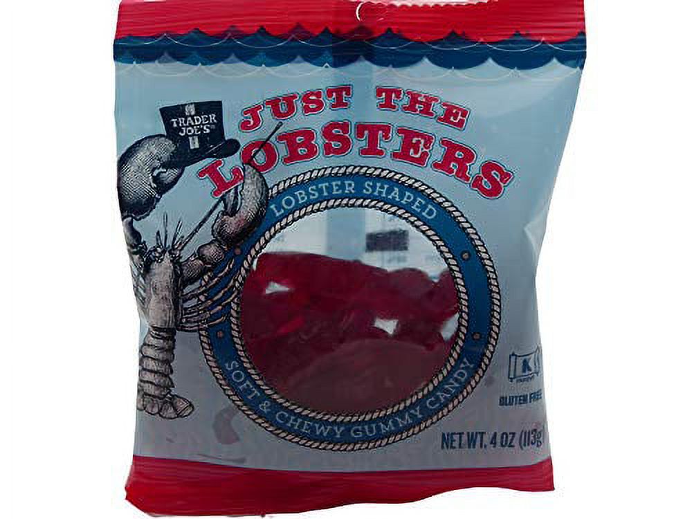 Trader Joes Just The Lobsters Gluten Free Gummy Candy (6 Pack