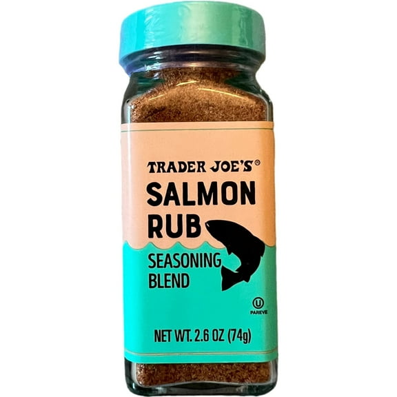 Trader Joes Salmon Rub, TSF6Seasoning Blend, 1 Pack