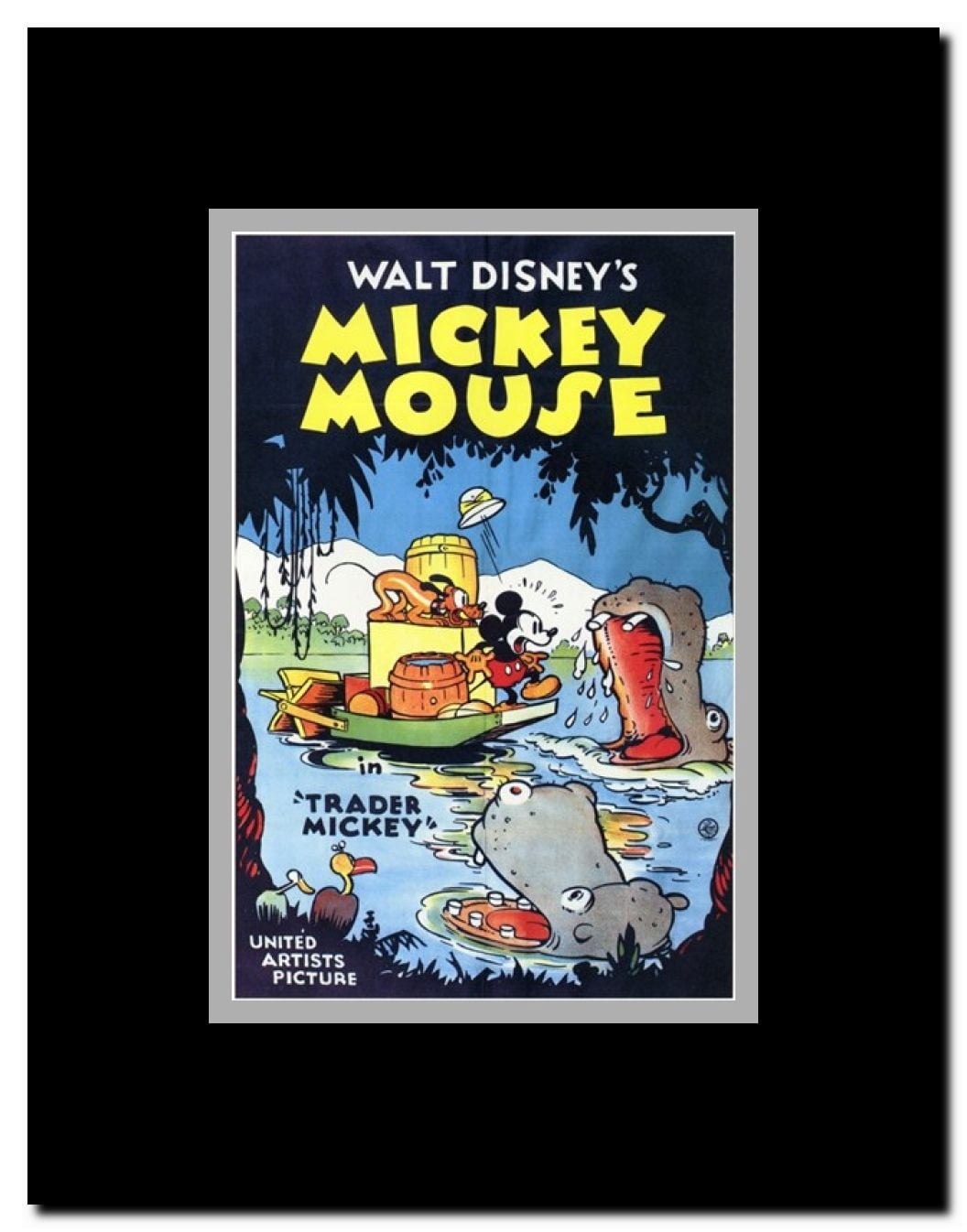 Trader Mickey Framed Movie Poster