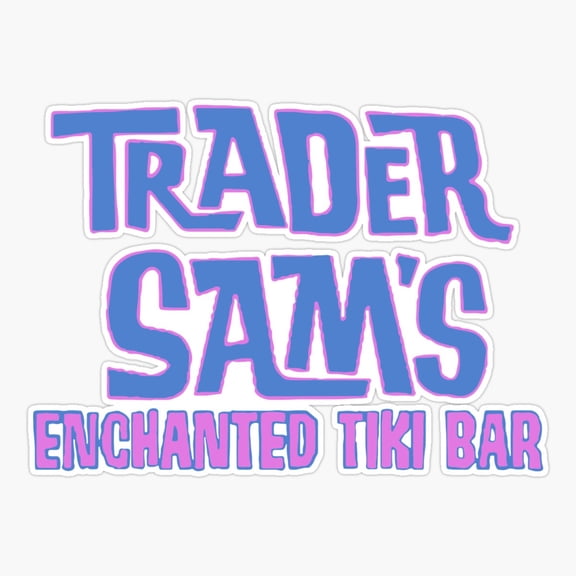 Trader Sam'S - Blue Er, Phone Decal Water Bottle Stickers Car Decals, Funny Birthday Gift