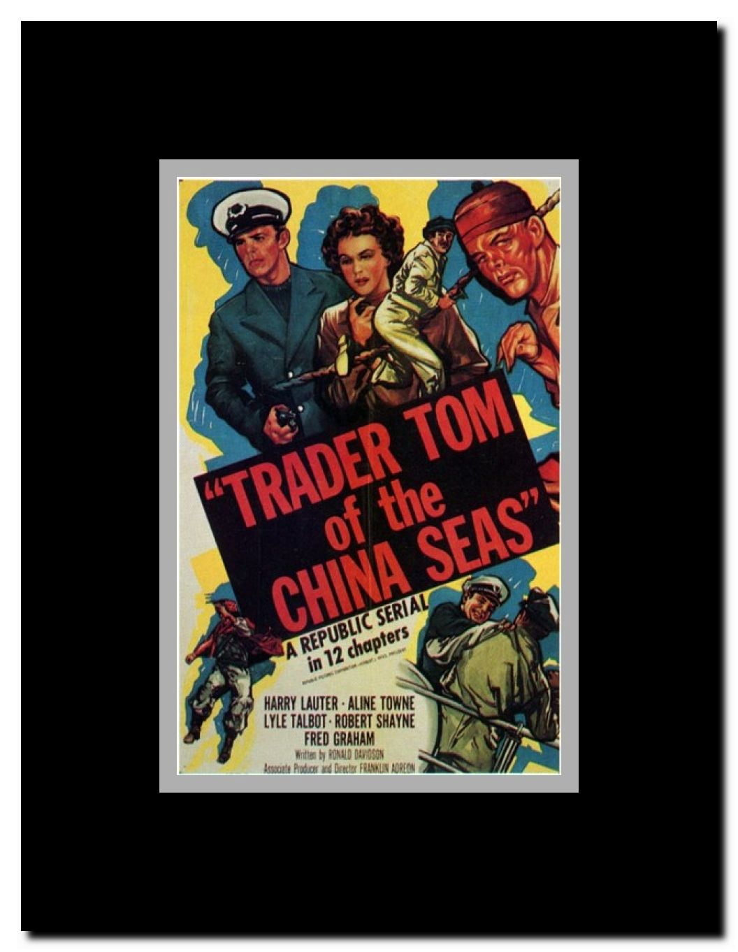 Trader Tom of the China Seas Framed Movie Poster