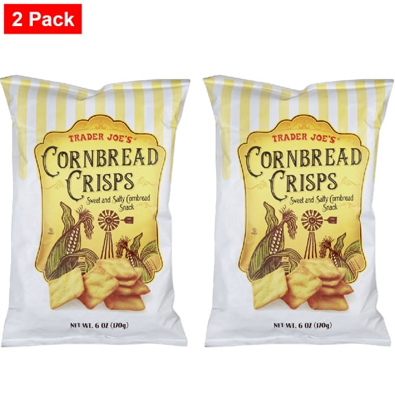 Trader joe's Cornbread Crisps 6 Oz - 2 pack