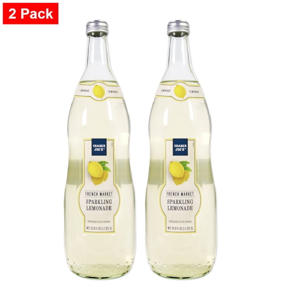 Trader joe's French Market Sparkling Lemonade 1 L - 2 pack