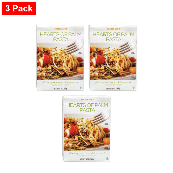 Trader joe's Hearts of Palm Pasta 9 Oz - 3 Pack