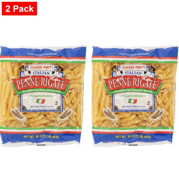 Trader joe's Italian Penne Rigate 1 Lb - 2 pack