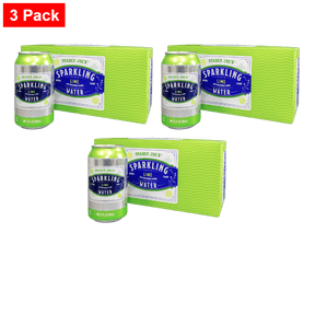 Trader joe's Lime Flavored Sparkling Water 12 Fl Oz (8 Cans) - 3 Pack