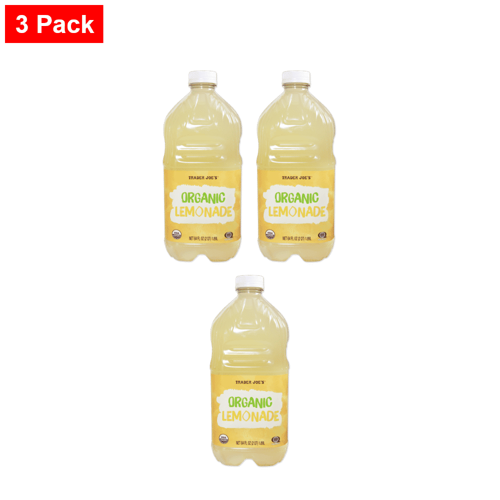 Trader joe's Organic Lemonade 64 Fl Oz - 3 Pack