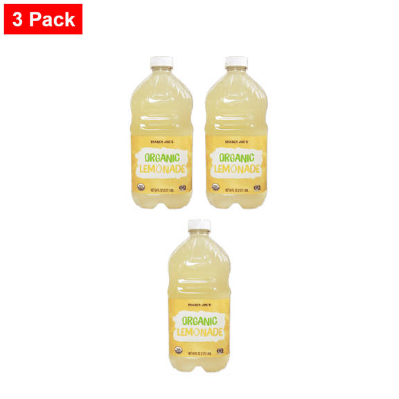 Trader joe's Organic Lemonade 64 Fl Oz - 3 Pack