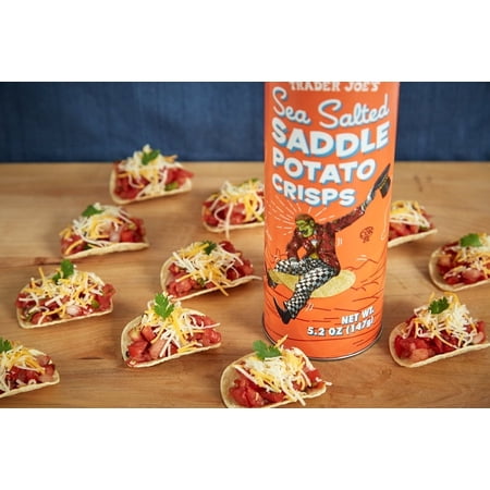 Trader joe's Sea Salted Saddle Potato Crisps 5.2 Oz - 1 Pack