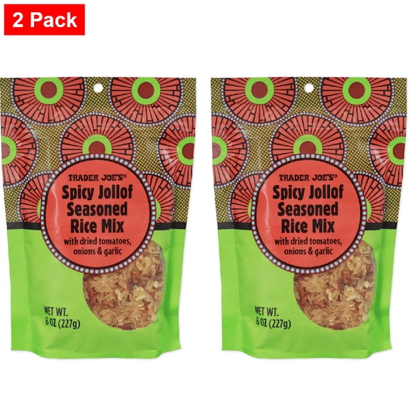 Trader joe's Spicy Jollof Seasoned Rice Mix 8 Oz - 2 pack