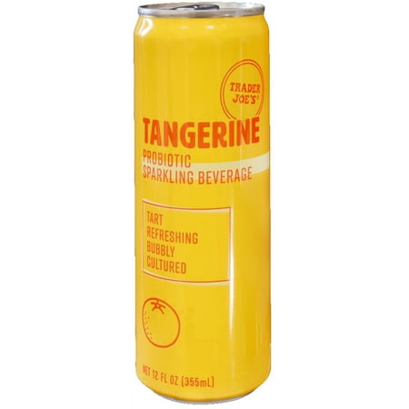 Trader joe's Tangerine Probiotic Sparkling Beverage 12 Fl Oz - 1 Pack