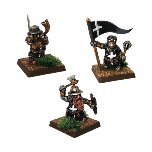 Traders Galaxy Dwarf Warrior Command Group 2 New