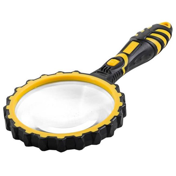 Trades Pro LED Light 3 in. Round Magnifier - 837538