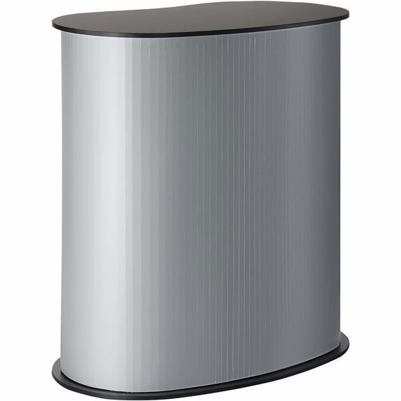 Tradeshow Podium Table, 35.43" x 19.29", Portable Exhibition Counter, Folding Display Stand Booth, Pop Up Retail Bar Table with Carrying Bag