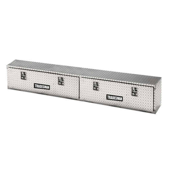 Tradesman Aluminum Top Mount L-Wing Box (72in.) - Brite