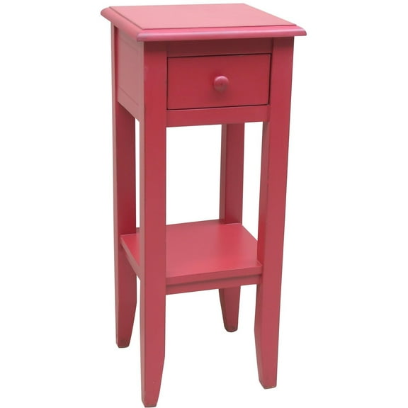 Tradewinds 32.50" x 13.50" x 13.50" Red Mahogany Plant Stand