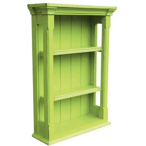 Tradewinds Cottage Wall Cabinet, Apple Green, 20''