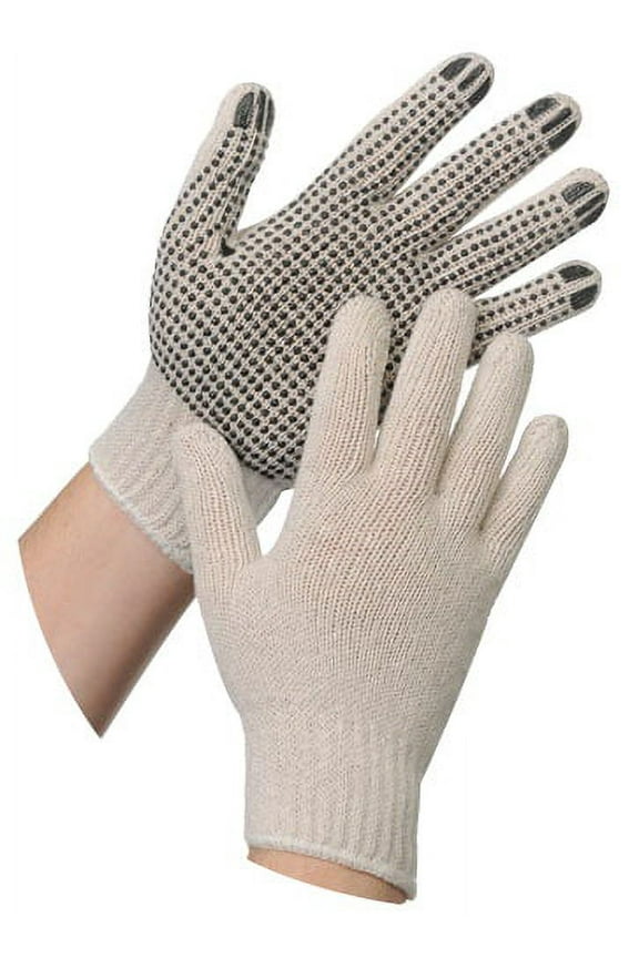 Tradex Ambitex PRO Large Cotton/Polyester String Knit Gloves Natural White, 7 ga | 300/Case