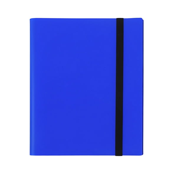 Trading Card Binder - 360 Side-loading Pockets, Waterproof Protection, Sesolution Elastic Strap, for Sports & Mtg Card Collection Organization, topliu