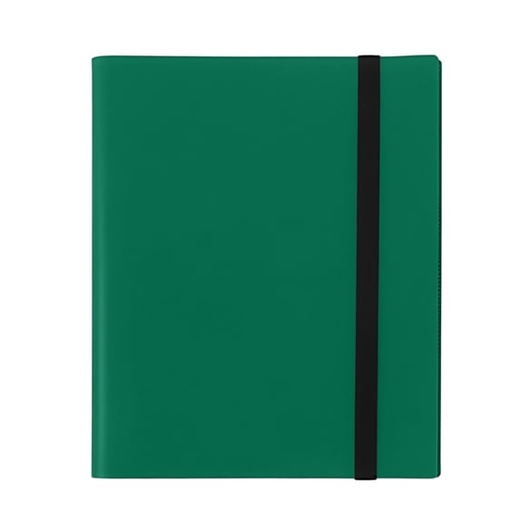 Trading Card Binder 9 Pocket 360 Side Loading Album 20 Pages Elastic Strap Dust Proof Waterproof for Sports Football Basketball Baseball Collectible Cards Secure Storage