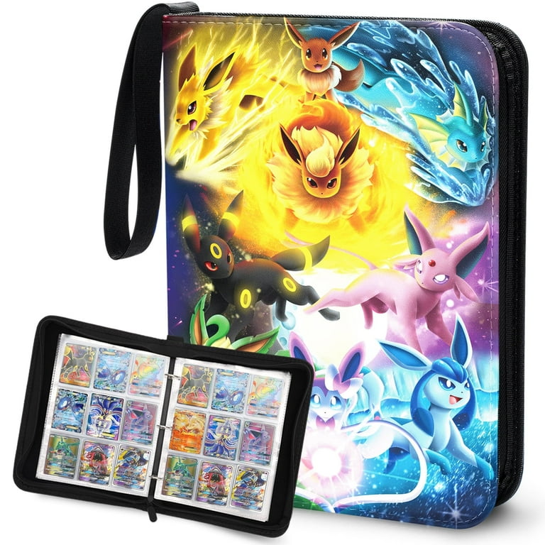 pokemon binder for big cards Amazon.com: Jumbo Card Binder for Pokemon Jumbo Cards, iofeiwak® Oversized  2 Pockets Card Binder with 3 Rings - Holds 80 Cards with 40 Removable  Sleeves main image 0