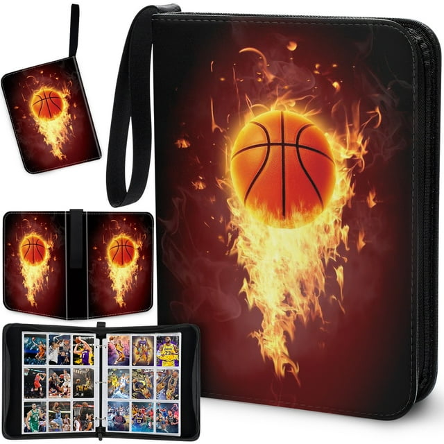 Trading Card Binder, 9Pocket Album Book Holder for TCG Game, Fits 900