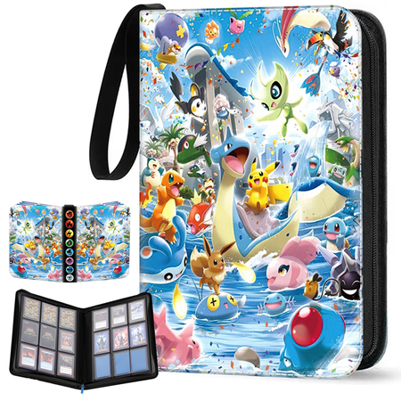Trading Card Binder 900 Pockets, 50 Pages 9 Pocket Premium Card Album Folder with 50 Double-Card Collection Collector's Book Gift for Children