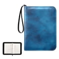 thumbnail image 1 of Trading Card Binder Album 400 Pockets 50 Removable 4-Pocket Pages Waterproof Blue Dreamy Fluffy Clouds, 1 of 6