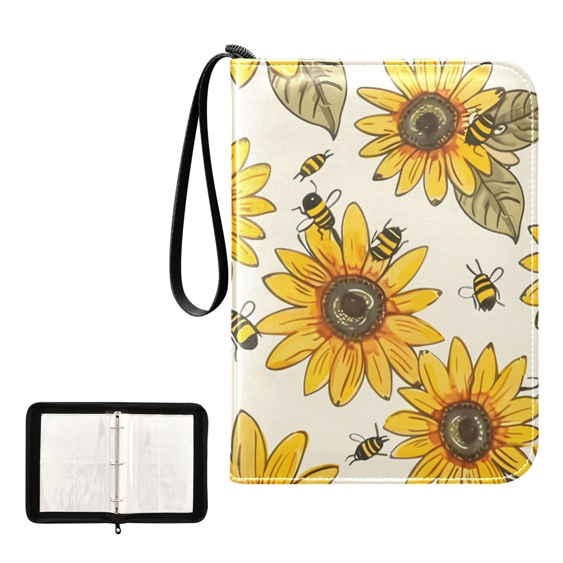 Trading Card Binder Album 400 Pockets 50 Removable 4-Pocket Pages ...